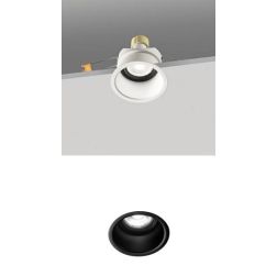 713 SIMPLIE FARETTO ORIENTABILE DA INCASSO IN ALLUMINIO VERNICIATO BIANCO O NERO ATTACCO GU10 ISYLUCE - Cristalensi Shop Online