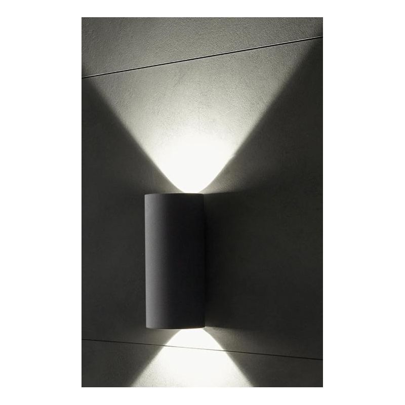SIRIO APPLIQUE ESTERNO IP54 A LED 12W INTEGRATO SOSTITUIBILE LUCE 3000K-4000K 3 COLORI Sovil - Cristalensi Shop Online