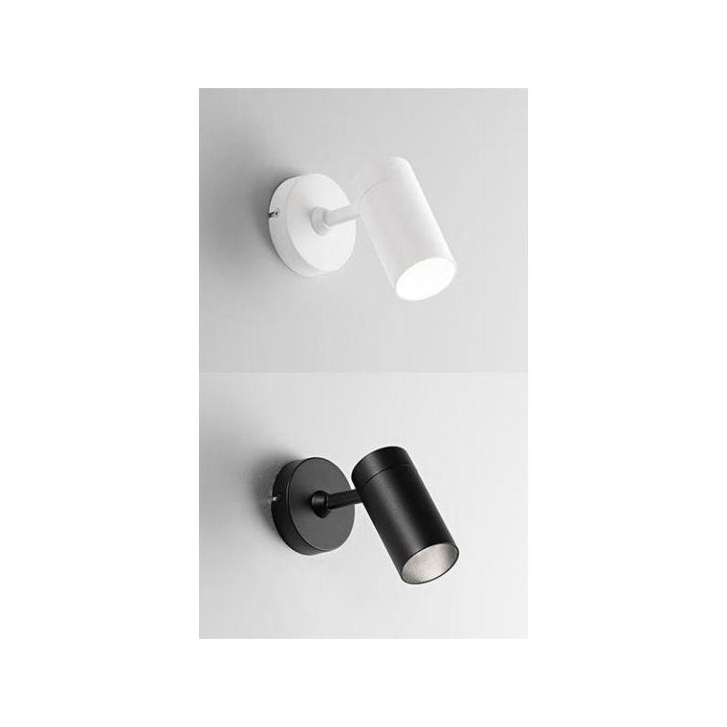 756 SPOT ORIENTABILE IN ALLUMINIO BIANCO O NERO CON PORTALAMPADE GU10 DI ISYLUCE ISYLUCE - Cristalensi Shop Online