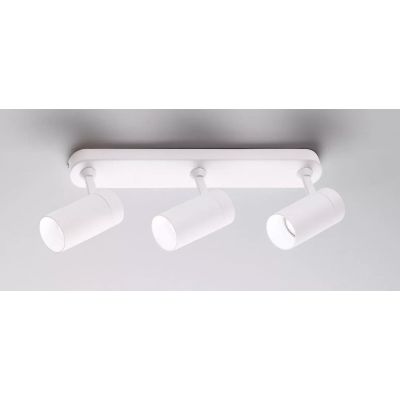 758 SPOT CON 3 LUCI ORIENTABILI IN ALLUMINIO BIANCO O NERO CON PORTALAMPADE GU10 DI ISYLUCE ISYLUCE - Cristalensi Shop Online