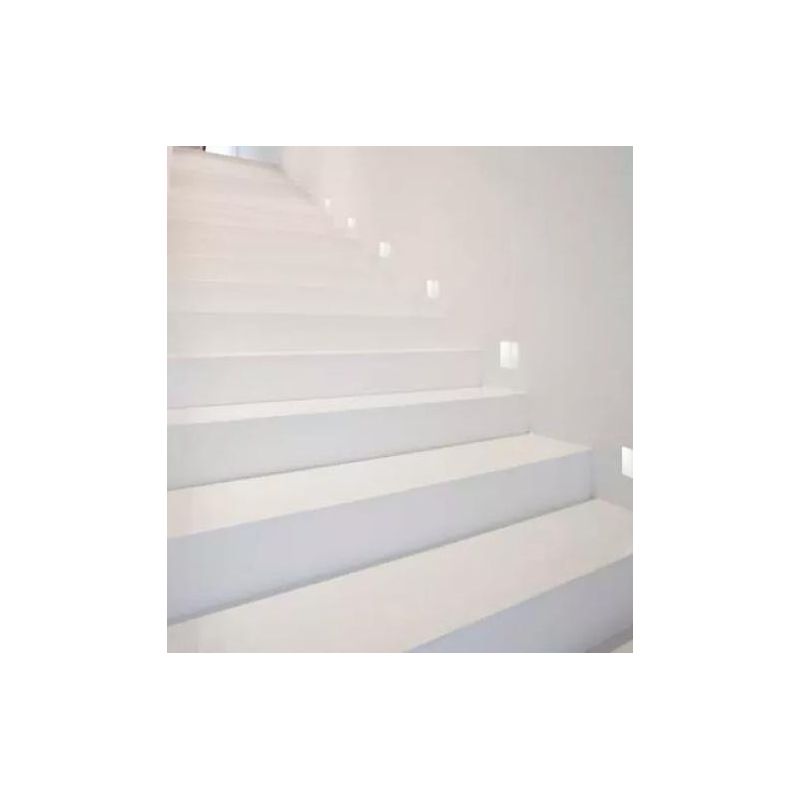 ISYLUCE INCASSO GESSO SEGNAPASSO QUADRATO LAMPADINA GU10 D.35 VERNICIABILE ISYLUCE - Cristalensi Shop Online