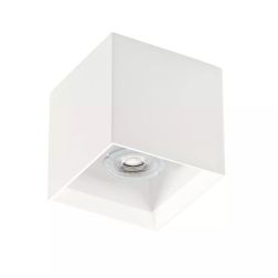 824 PLAFONIERA CUBICA DI ISYLUCE IN GESSO VERNICIABILE CON ATTACCO GU10 ISYLUCE - Cristalensi Shop Online 2