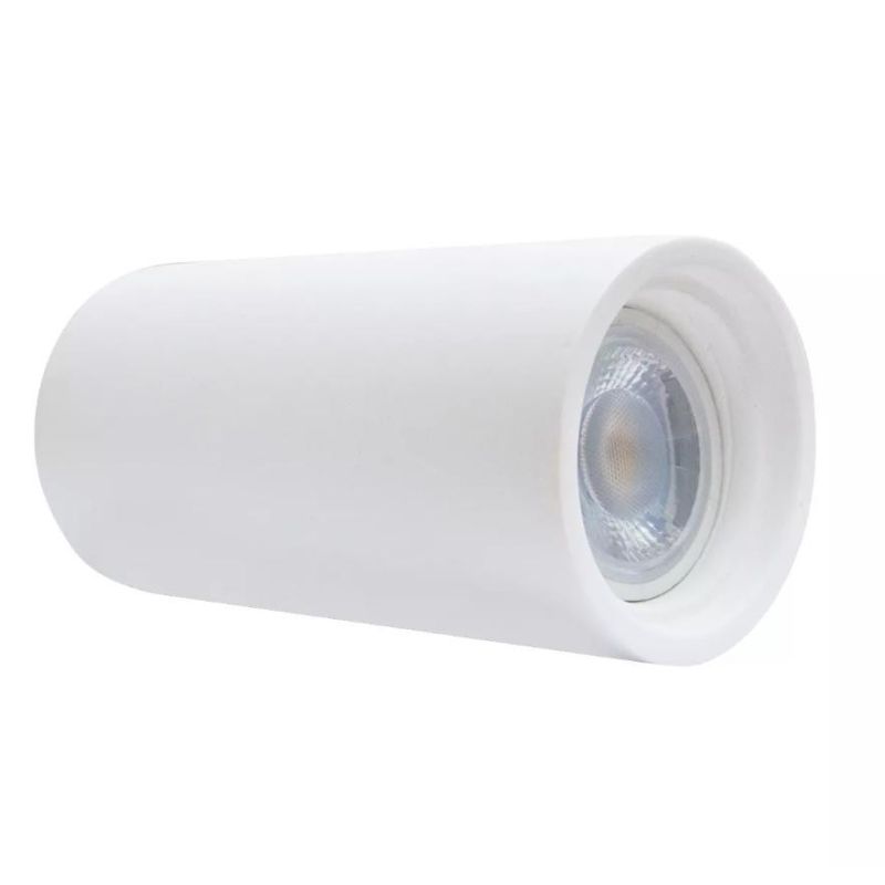 826 PLAFONIERA CILINDRICA IN GESSO VERNICIABILE CON ATTACCO GU10 ISYLUCE - Cristalensi Shop Online