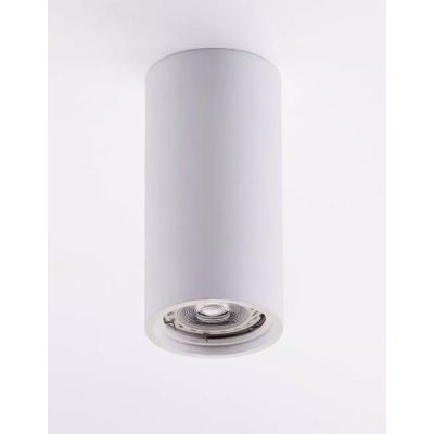 828 PLAFONIERA CILINDRICA GRANDE IN GESSO VERNICIABILE CON ATTACCO GU10 ISYLUCE - Cristalensi Shop Online