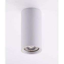 828 PLAFONIERA CILINDRICA GRANDE IN GESSO VERNICIABILE CON ATTACCO GU10 ISYLUCE - Cristalensi Shop Online 2