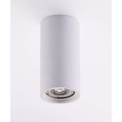 828 PLAFONIERA CILINDRICA GRANDE IN GESSO VERNICIABILE CON ATTACCO GU10 ISYLUCE - Cristalensi Shop Online