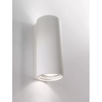 831 APPLIQUE CILINDRICA IN GESSO VERNICIABILE CON ATTACCO GU10 LUCE SOPRA SOTTO ISYLUCE - Cristalensi Shop Online