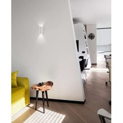 831 APPLIQUE CILINDRICA IN GESSO VERNICIABILE CON ATTACCO GU10 LUCE SOPRA SOTTO ISYLUCE - Cristalensi Shop Online 2