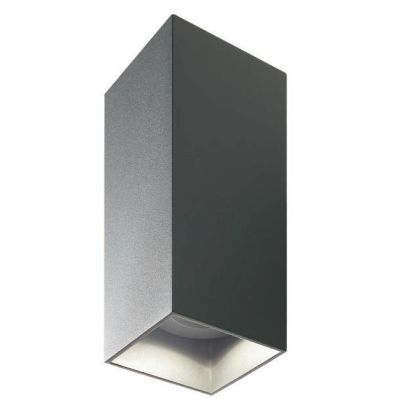 TOWER APPLIQUE LED INTEGRATO SOSTITUIBILE 12W 3000k-4000K IP54 ALLUMINIO BIANCO E ANTRACITE Sovil - Cristalensi Shop Online