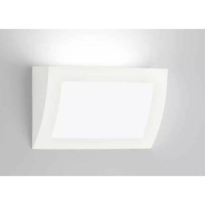 856 APPLIQUE IN GESSO VERNICIABILE A LED INTEGRATO DA 18W 3000K DI ISYLUCE ISYLUCE - Cristalensi Shop Online