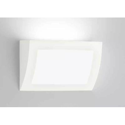 856 APPLIQUE IN GESSO VERNICIABILE A LED INTEGRATO DA 18W 3000K DI ISYLUCE ISYLUCE - Cristalensi Shop Online