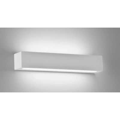 858 PRISMA GRANDE APPLIQUE IN GESSO VERNICIABILE A LED INTEGRATO DA 30W DI ISYLUCE ISYLUCE - Cristalensi Shop Online
