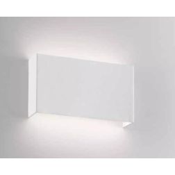 APPLIQUE RETTANGOLO ALLUMINIO BIANCO 12W 3000K O 4000K LUCE SOPRA SOTTO ISYLUCE - Cristalensi Shop Online 2