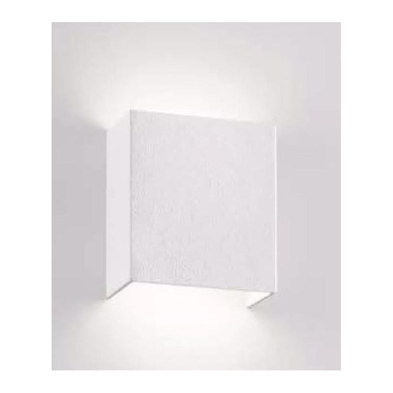 APPLIQUE CUBO PICCOLO ALLUMINIO BIANCO 6W 3000K O 4000K LED LUCE SOPRA SOTTO ISYLUCE - Cristalensi Shop Online