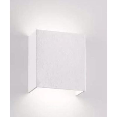 APPLIQUE CUBO PICCOLO ALLUMINIO BIANCO 6W 3000K O 4000K LED LUCE SOPRA SOTTO ISYLUCE - Cristalensi Shop Online