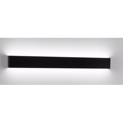 903 APPLIQUE GRANDE RETTANGOLARE IN METALLO BIANCO O NERO LED 36W LUCE 3000K O 4000K ISYLUCE - Cristalensi Shop Online