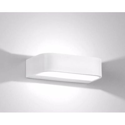 915 APPLIQUE IN ALLUMINIO VERNICIATO DI BIANCO A LED INTEGRATO DA 6W ISYLUCE - Cristalensi Shop Online