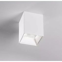 FARETTO PLAFONIERA LED INTEGRATO 12W 3000K-4000K BIANCO VETRO OTTICO ISYLUCE - Cristalensi Shop Online 2
