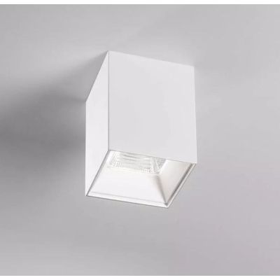 FARETTO PLAFONIERA LED INTEGRATO 12W 3000K-4000K BIANCO VETRO OTTICO ISYLUCE - Cristalensi Shop Online
