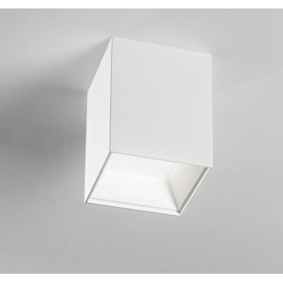 FARETTO PLAFONIERA LED INTEGRATO 12W 3000K - 4000K BIANCO VETRO SATINATO ISYLUCE - Cristalensi Shop Online