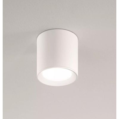 928 PLAFONIERA CILINDRO LED INTEGRATO 9W 3000K O 4000K LUCE DIFFUSA ALLUMINIO BIANCO ISYLUCE - Cristalensi Shop Online