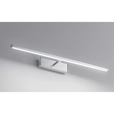 935 APPLIQUE SPECCHIO LARGHEZZA 60 CM LED 12W 3000K O 4000K CROMO LUCIDO MODERNO ISYLUCE - Cristalensi Shop Online