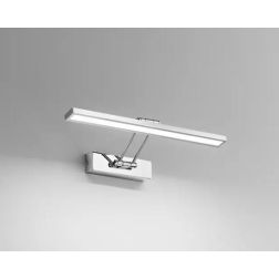 APPLIQUE PER QUADRO SPECCHIO CM 45 LED 8W CON DOPPIO SNODO LUCE CALDA E BIANCA ISYLUCE - Cristalensi Shop Online