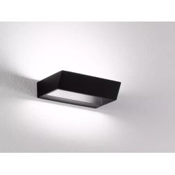 EDGE PICCOLO LED 18W LUCE SOPRA SOTTO MONTATURA BIANCA O NERA MODERNO ECONOMICO ISYLUCE - Cristalensi Shop Online 2