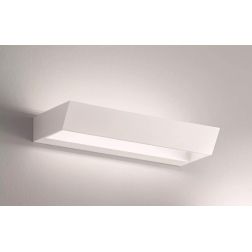 EDGE APPLIQUE LED 30W LUCE CALDA O FREDDA 2000 LUMEN BIANCO O NERO MODERNO ISYLUCE - Cristalensi Shop Online