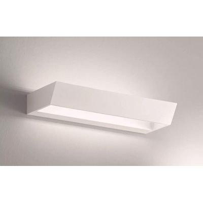 EDGE APPLIQUE LED 30W LUCE CALDA O FREDDA 2000 LUMEN BIANCO O NERO MODERNO ISYLUCE - Cristalensi Shop Online