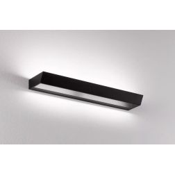 EDGE APPLIQUE LED 30W LUCE CALDA O FREDDA 2000 LUMEN BIANCO O NERO MODERNO ISYLUCE - Cristalensi Shop Online 2