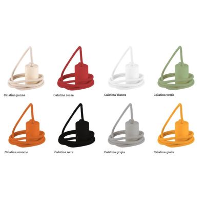 SOSPENSIONE 2 LUCI MODERNA IN METALLO 8 COLORI MARCHIO FILOTTO ORIGINALE Filotto - Cristalensi Shop Online