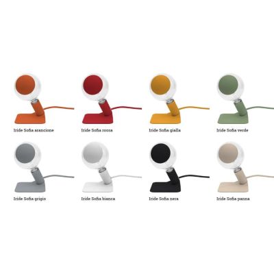 SOFIA MAGNETICO LAMPADA DA TAVOLO MODERNA IN METALLO 8 COLORI LAMPADINA INCLUSA 4,5W Filotto - Cristalensi Shop Online