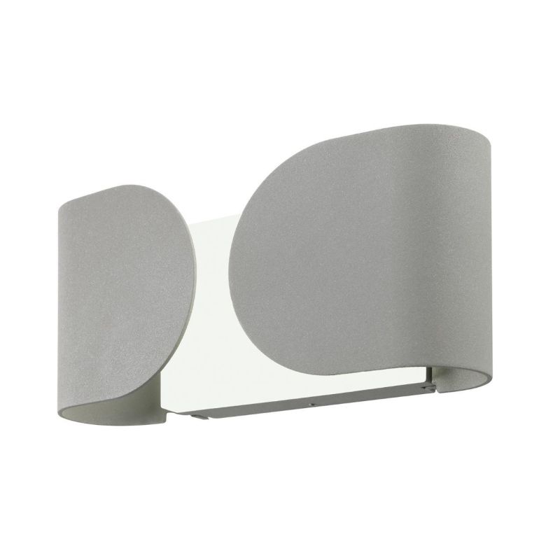 GAIA APPLIQUE LED 12W SOSTITUIBILE IP54 DISPONIBILE IN FINITURA ALLUMINIO E MARRONE Sovil - Cristalensi Shop Online