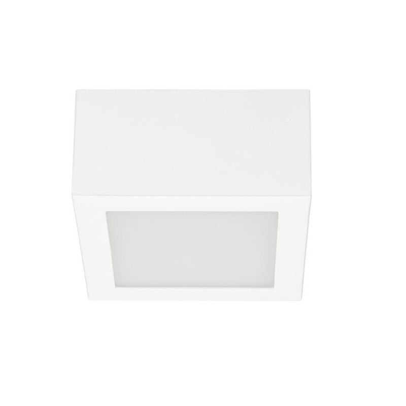 BOX SQ PLAFONIERA QUADRATA 11X11 BIANCA LED 7W LUCE 3000K-4000K DELLA LINEA LIGHT Linea Light - Cristalensi Shop Online