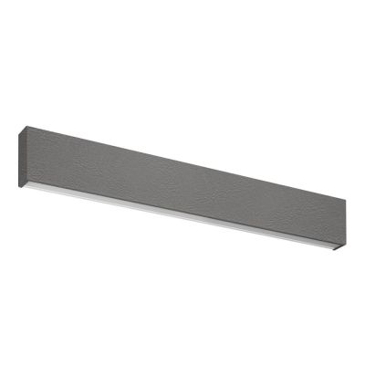 BOX W2 APPLIQUE BIEMISSIONE MODERNA LED 28W LUNGH 61CM FINITURA CEMENTO LUCE 2700K-3000K-4000K Linea Light - Cristalensi Shop On