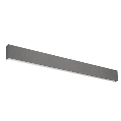 BOX W2 APPLIQUE LED 41W BIEMISSIONE MODERNA LUNGH 92CM FINITURA CEMENTO LUCE 2700K-3000K-4000K Linea Light - Cristalensi Shop On