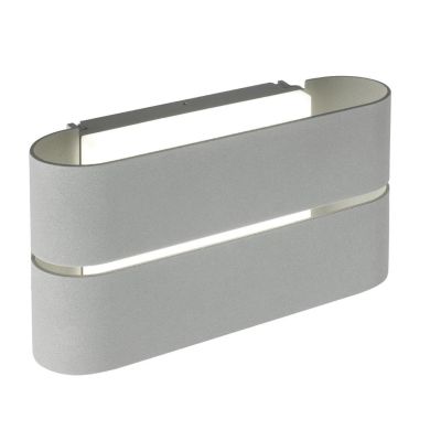 GAIA 2 APPLIQUE LED 12W SOSTITUIBILE IP54 DISPONIBILE FINITURA ALLUMINIO Sovil - Cristalensi Shop Online