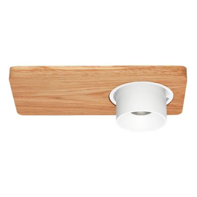 BEEBO FARETTO ORIENTABILE LED 11W LUCE 3000K MODERNO IN METALLO BIANCO O NERO OPPURE IN LEGNO Linea Light - Cristalensi Shop Onl
