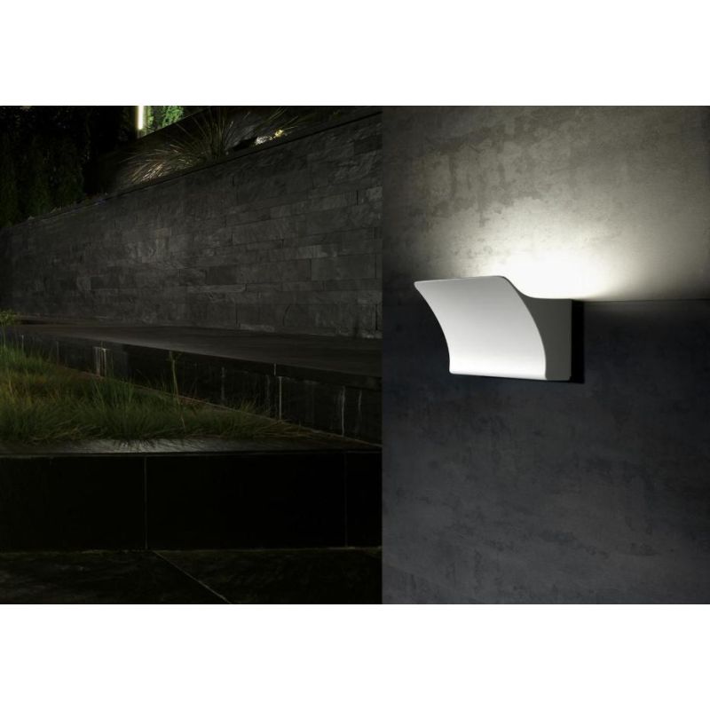 GAIA 3 APPLIQUE LED 12W SOSTITUIBILE IP54 DISPONIBILE IN FINITURA BIANCA Sovil - Cristalensi Shop Online