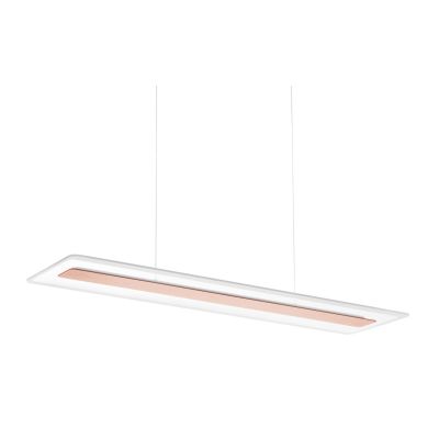 ANTILLE SOSPENSIONE A DOPPIA EMISSIONE LUCE MODERNA LED 45W LUCE 3000K CROMO RAME O ORO Linea Light - Cristalensi Shop Online