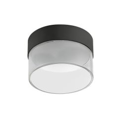 CRUMB PICCOLA PLAFONIERA D10 CON LED 10W LUCE 3000K BIANCA O NERA DELLA LINEA LIGHT Linea Light - Cristalensi Shop Online 2