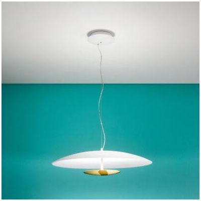 HORIZON SOSPENSIONE MODERNA LED 34W LUCE 3000K CON DETTAGLI ORO O CROMO DELLA LINEA LIGHT Linea Light - Cristalensi Shop Online