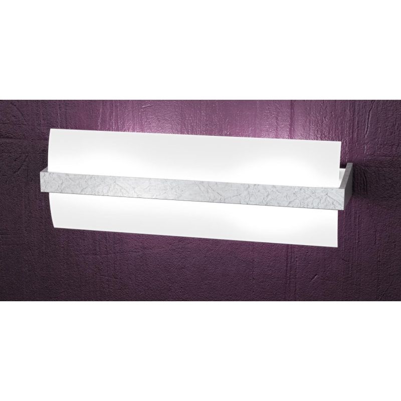 WOOD APPLIQUE MEDIA LARGHEZZA CM 43 IN METALLO E LEGNO 3 FINITURE CON DIFFUSORE IN VETRO DELLA TOP LIGHT Top Light Illuminazione