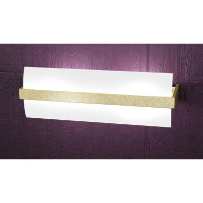 WOOD APPLIQUE MEDIA LARGHEZZA CM 43 IN METALLO E LEGNO 3 FINITURE CON DIFFUSORE IN VETRO DELLA TOP LIGHT Top Light Illuminazione