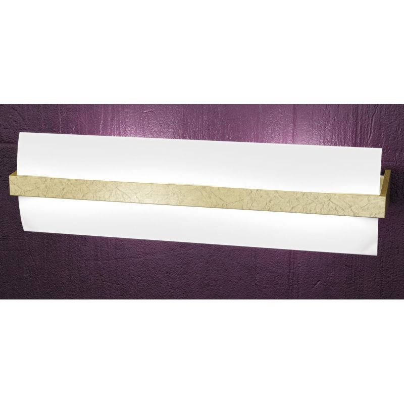 WOOD APPLIQUE GRANDE LARGHEZZA CM 53 IN METALLO E LEGNO 3 FINITURE CON DIFFUSORE IN VETRO DELLA TOP LIGHT Top Light Illuminazion