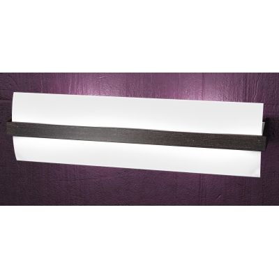 WOOD APPLIQUE GRANDE LARGHEZZA CM 53 IN METALLO E LEGNO 3 FINITURE CON DIFFUSORE IN VETRO DELLA TOP LIGHT Top Light Illuminazion