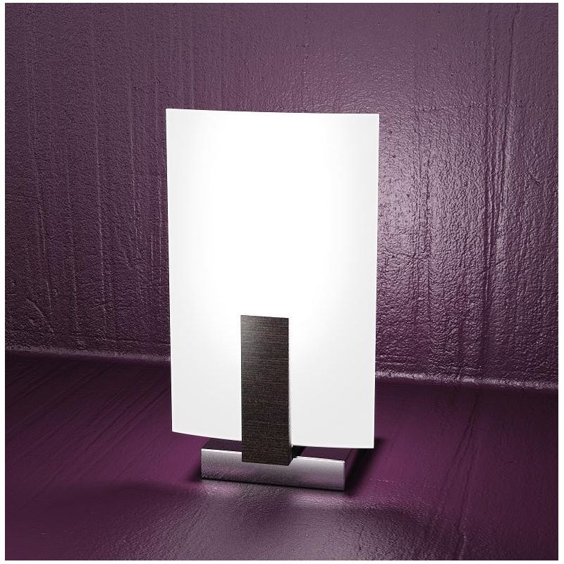 WOOD LAMPADA DA TAVOLO IN LEGNO E METALLO 3 FINITURE ALTEZZA CM 28 DELLA TOP LIGHT DESIGN MODERNO Top Light Illuminazione - Cris