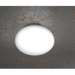 SOFT PLAFONIERA DIAMETRO CM 28 IN VETRO SOFFIATO BIANCO LATTE MODERNA Top Light Illuminazione - Cristalensi Shop Online 2