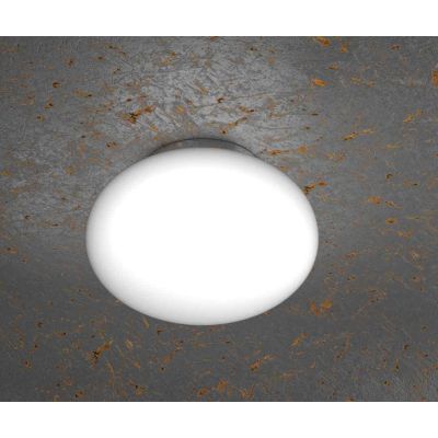 SOFT PLAFONIERA DIAMETRO CM 28 IN VETRO SOFFIATO BIANCO LATTE MODERNA Top Light Illuminazione - Cristalensi Shop Online